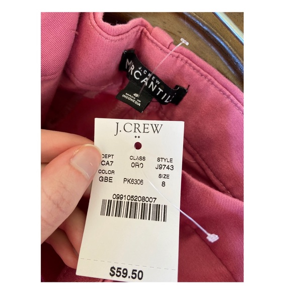 NWT Dusty Pink Mercantile J.Crew Pants - Picture 3 of 3